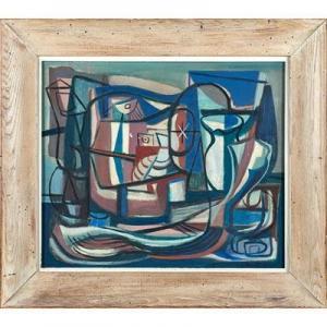 DE DONATO Louis John 1934,Abstract,1951,Rago Arts and Auction Center US 2017-08-26