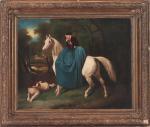 de DREUX Alfred,Portrait of a woman reflecting on horseback with h,Kamelot Auctions 2022-03-24