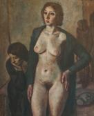 de ERDELY Francis 1904-1959,Figural of standing nude,1934,John Moran Auctioneers US 2019-11-03
