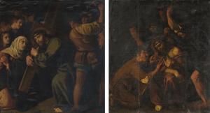 de ESPINOSA Jerónimo Jacinto,CHRIST ON THE ROAD TO CALVARY; THE FLAGELLATION OF,Sotheby's 2018-12-06