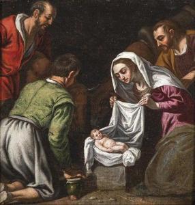 de ESPINOSA Jerónimo Jacinto 1600-1680,The Adoration of the Shepherds,Subastas Segre ES 2020-07-14