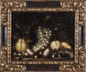 DE ESPINOSA Juan 1628-1659,Bodegón con uvas, peras melocotones y ciruelas,Goya Subastas 2018-10-16