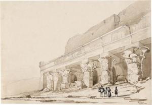 de FAMARS TESTAS Willem 1834-1896,Willem de Entdecker vor einer ägyptischen Palast,Galerie Bassenge 2019-05-31