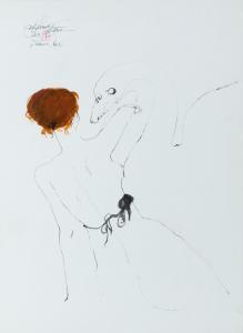 DE FARIA Guilherme 1942,Figura feminina,1980,Escritorio de Arte BR 2022-05-17