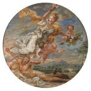 de FERRARI Gregorio 1647-1726,L'Aurore et La Nuit,Artcurial | Briest - Poulain - F. Tajan 2022-02-22