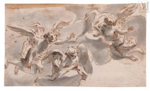 de FERRARI Gregorio 1647-1726,Trois anges,Millon & Associés FR 2023-05-23