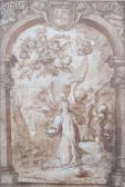 de FERRARI Orazio 1605-1657,Frontispice pour "La VergineParigina",Neret-Minet FR 2011-05-13