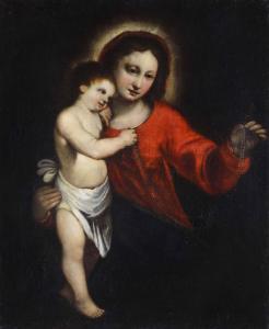 de FERRARI Orazio 1605-1657,Madonna dl Rosario,Cambi IT 2023-04-18