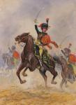 de FICHTNER Hugo 1872-1944,Charge des Chasseurs à cheval de la Garde,Alliance Encheres FR 2008-06-01