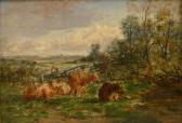 de FRISTON William,Cattle grazing with town in the distance,David Duggleby Limited GB 2008-11-24