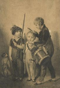 de GALARD Gustave 1779-1841,Mes petits soldats,1826,Etienne de Baecque FR 2024-03-29