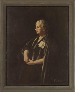 DE GALLAIS Phillipe,Portrait of Alice Williams O.B.E., seated three-qu,Christie's GB 2009-01-13