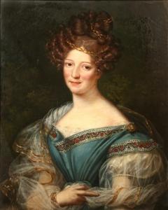 DE GALLEMANT Joséphine 1800,Portrait de dame en buste,Morand FR 2015-12-18
