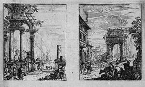 de GEFFELS Frans 1615-1659,Der Türke und der Bettler; Der Triumphbogen,Galerie Bassenge 2018-05-30