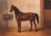 De GEMPT Bernhard 1826-1879,Volbloedpaard in de stal,Venduehuis NL 2013-05-29