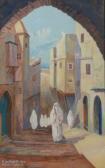 DE GEORGE Rene,Ruelle animée d’’’’Alger,1942,EVE FR 2014-04-25