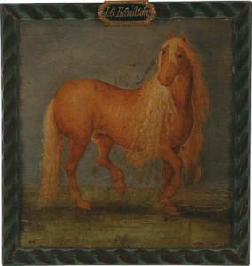 De GHEYN Jacob II 1565-1629,Ritratto di cavallo,1629,Palais Dorotheum AT 2009-03-31