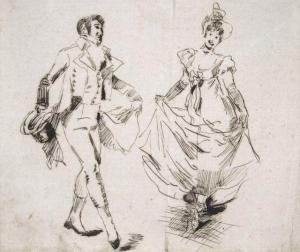 de GONCOURT Edmond 1822-1896,Scène de bal,Artcurial | Briest - Poulain - F. Tajan FR 2012-02-14