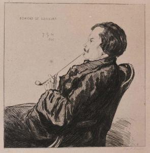 de GONCOURT Jules Alfred Huot 1830-1870,Edmond de GONCOURT,1960,Joron-Derem FR 2019-11-13