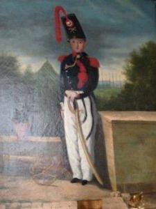 de GONCOURT Jules Alfred Huot 1830-1870,Portrait du Général Henris,1862,Millon & Associés 2014-10-14