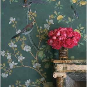 DE GOURNAY,Each decorated with flowering trees in porcelain p,William Doyle US 2013-03-07