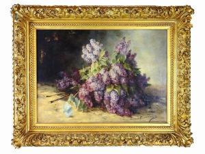 de GOUSSAINCOURT DE GAUVAIN Louise 1849-1921,Natura morta con fiori,Maison Bibelot IT 2018-03-28