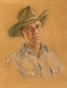 De GRANDMAISON Nicholas 1892-1978,Untitled (Portrait),Lando Art Auction CA 2024-02-25