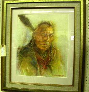 DE GRANDMAISON Oreste Nicholas 1932-1985,Chief Coldweather,1948,Hodgins CA 2009-07-27