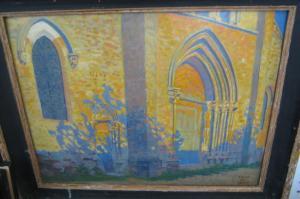 de GRAY Félix 1889,Church exterior,Bellmans Fine Art Auctioneers GB 2010-09-08