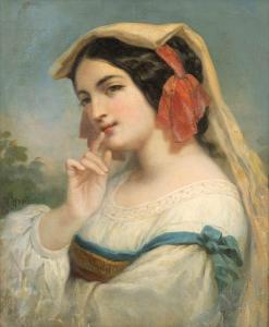 DE GRAY NICOLAS HENRY 1822,Ritratto di Vittoria Caldoni,Bertolami Fine Arts IT 2019-12-05