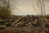 de GREEF Jean Baptiste 1852-1894,Débardeur en lisière de forêt,1879,Horta BE 2018-04-23