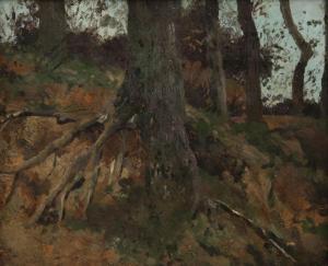 de GREEF Jean Baptiste 1852-1894,Troncs d'arbres,Bernaerts BE 2019-03-19