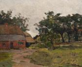 De GROOT Gerardus 1878-1947,Path along a farm,Glerum NL 2011-12-05
