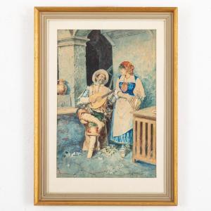 de GROSSI Adelchi 1852-1892,Scena galante in taverna,Wannenes Art Auctions IT 2023-09-25