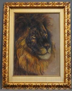 DE GROUX Elisabeth 1894-1949,Lion,Legros BE 2019-05-09