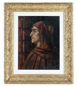 de GROUX Henri Jules Charles 1866-1930,Savonarola nella sua prigione,1903-1904,Gonnelli 2023-11-28