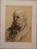 DE GROUX Henri 1825-1870,Portrait de Paul Verlaine,Millon & Associés FR 2014-02-05