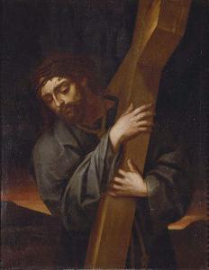 de GUEVARA Juan Niño 1632-1686,cristo con la cruz a cuestas,Subastas Segre ES 2006-12-19