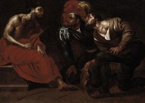 de haan david 1602-1659,The Mocking of Christ,Christie's GB 2010-07-27