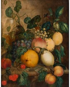 DE HAAN J. K 1600-1600,Still Life with Fruit,Shapiro Auctions US 2017-10-18