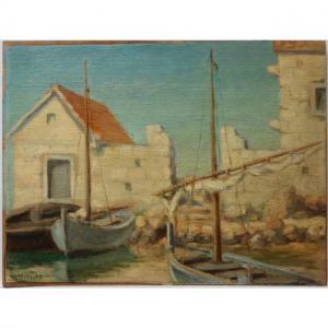 de HAAN Wim 1913-1967,BOATS AT REST,Waddington's CA 2019-09-19