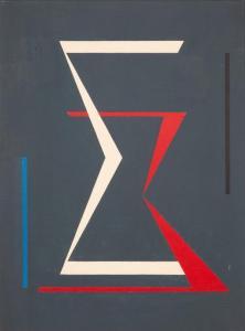 de HAARD Pieter 1914-2000,Abstract in Four Colors,1946,Shapiro Auctions US 2020-11-07
