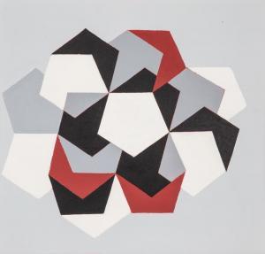 de HAARD Pieter 1914-2000,Untitled (Pentagons),1946,Shapiro Auctions US 2022-10-15