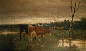DE HAAS Bernard,Vaches au pré,1876,Campo & Campo BE 2016-11-29
