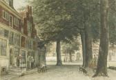 de HAAS HEMKEN Willem 1831-1911,Daily activities on the quay in Hoorn,Christie's GB 2002-09-03
