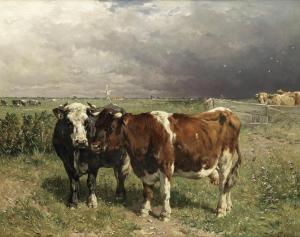 DE HAAS Jean Hubert Leonard 1832-1908,Cattle in a pasture,Bonhams GB 2013-07-10