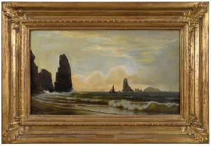 de HAAS Willem Frederik 1830-1880,Coastal Scene,Brunk Auctions US 2019-05-17