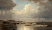 de HAAS Willem Frederik 1830-1880,Maine Coastal Scene,1875,Weschler's US 2012-11-16