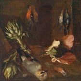 De HAMILTON Philipp Ferdinand 1664-1750,Studien von Vögeln und Pflanzen: Ein Eiche,Palais Dorotheum 2009-12-15