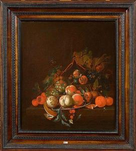 de HEEM David Cornelisz,Nature morte au plat de fruits et aux insectes,VanDerKindere 2021-03-23